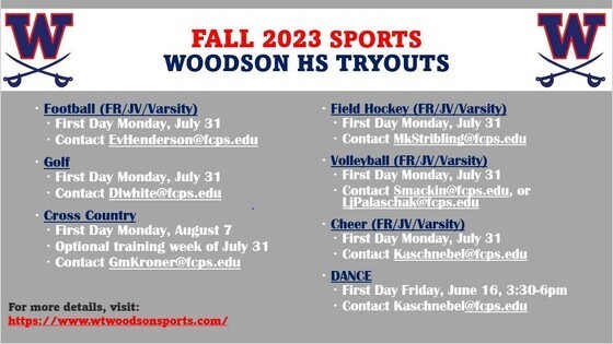 Fall Sports Tryouts