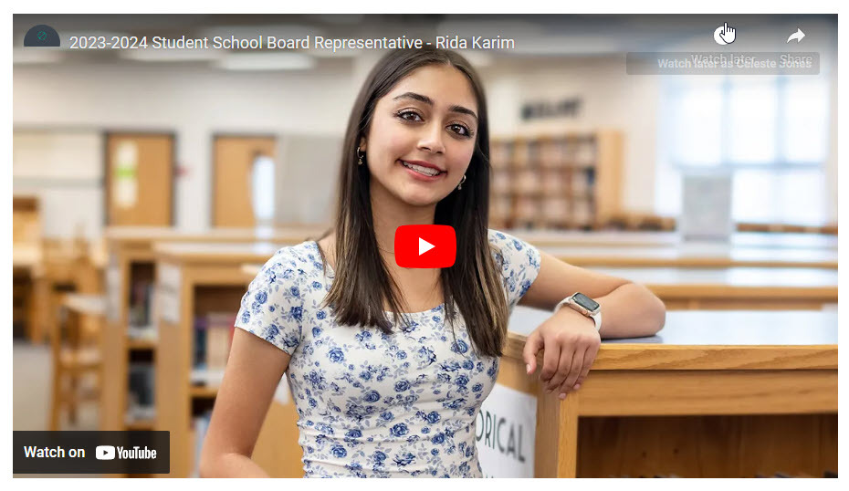 Rida Karim - School Board Rep