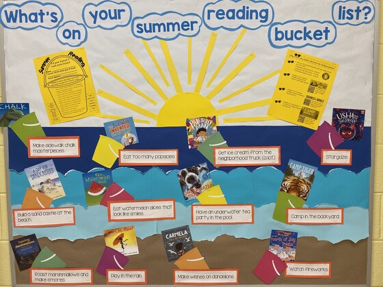 We are happy to provide a summer reading bingo board. Click on the link to see it.