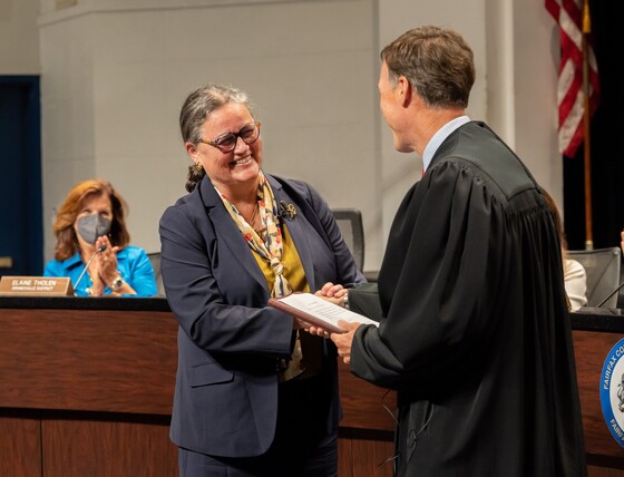 Dr. Reid's Oath of Office