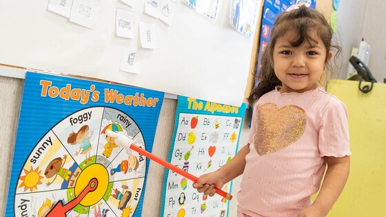 Pre-KStudentLearningaboutWeather