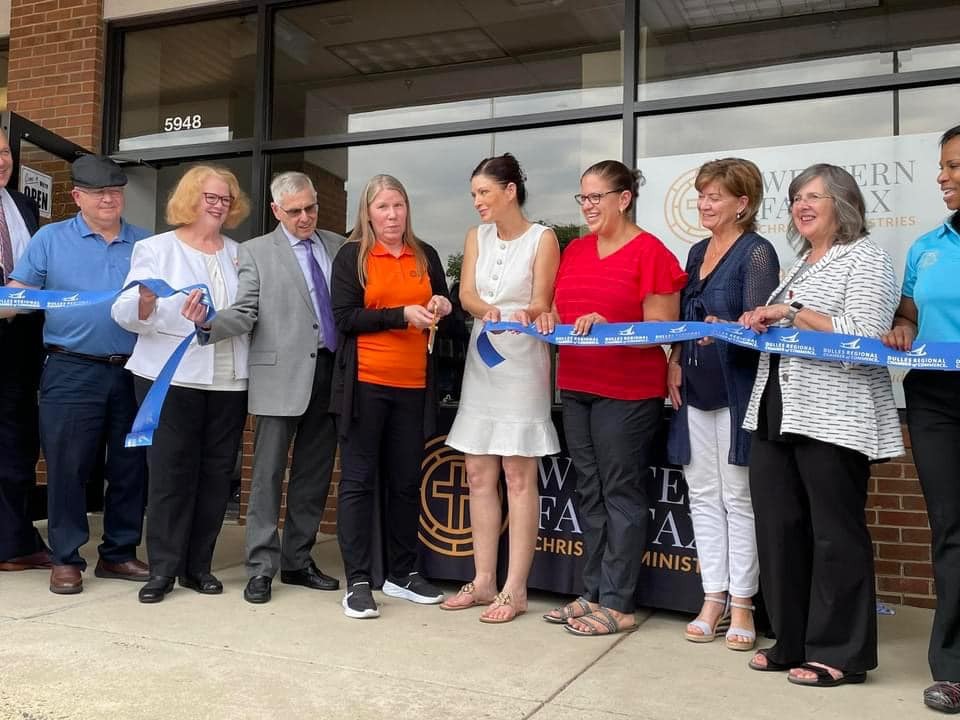Ribbon cutting at Food Pantry