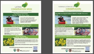 Latino Conservation Week Graphic