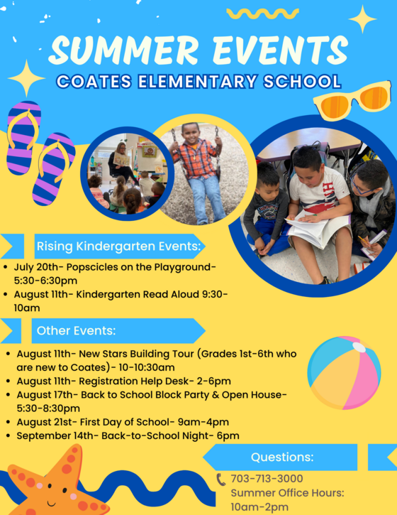 Coates Summer Events