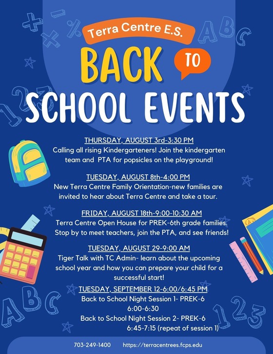 Terra Centre BacktoSchool Events