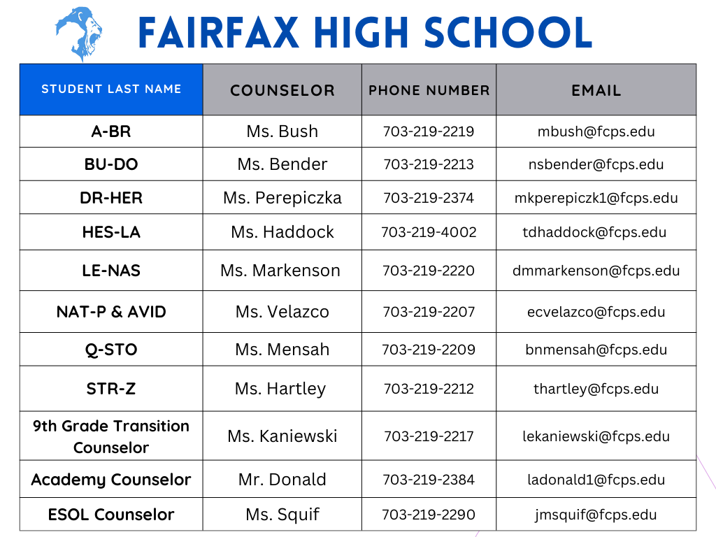 FHS Counselors