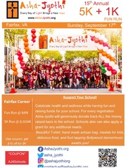 Asha-Jyothi 5K flyer