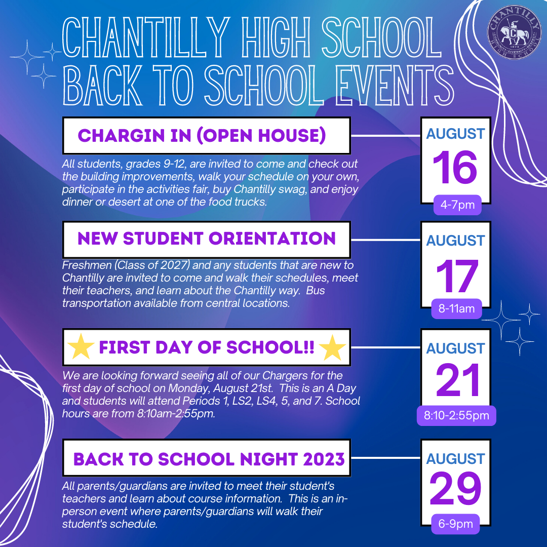 Back to School Events