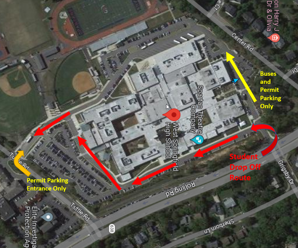 WSHS Traffic Pattern