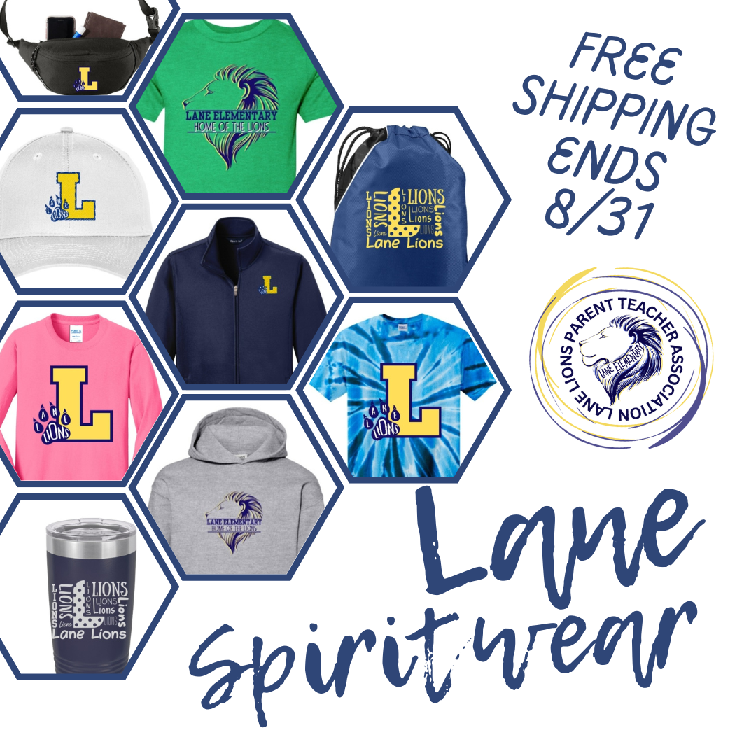 Spiritwear sale ends August 31st