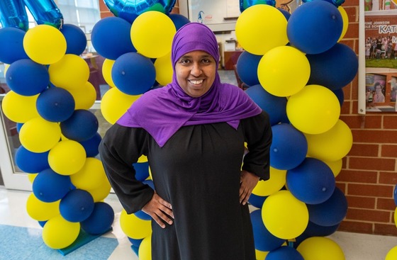 teacher on first day of school