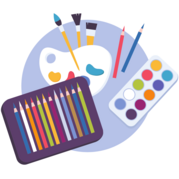 art supplies clipart
