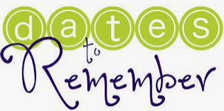 dates to remember
