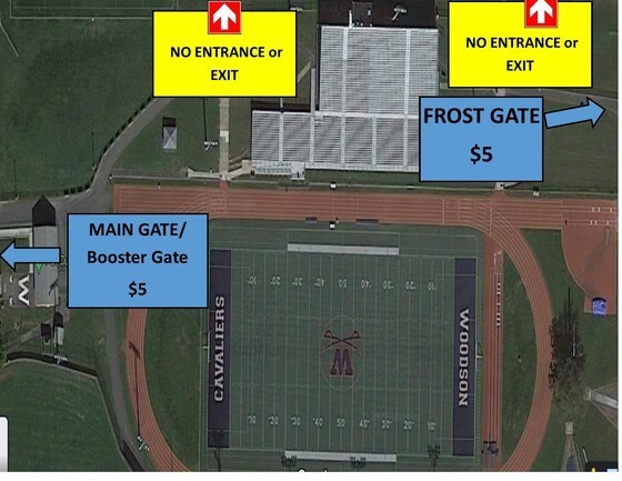 Woodson's Gate and Ticket Map