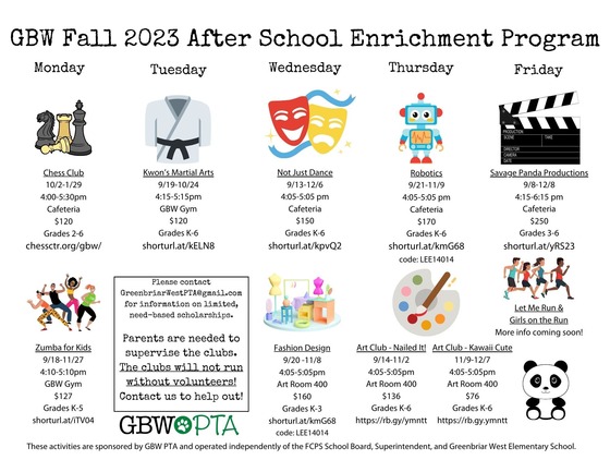 PTA Enrichment 