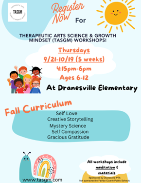 Therapeutic Arts Science & Growth Mindset Workshop