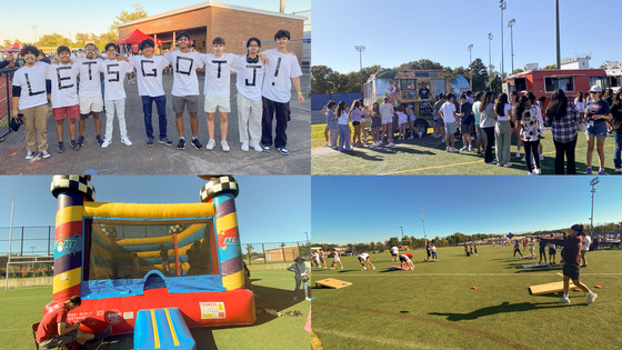 Collage of photos from Back to School Bash