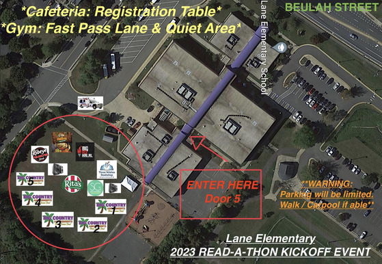 Read-a-Thon event map
