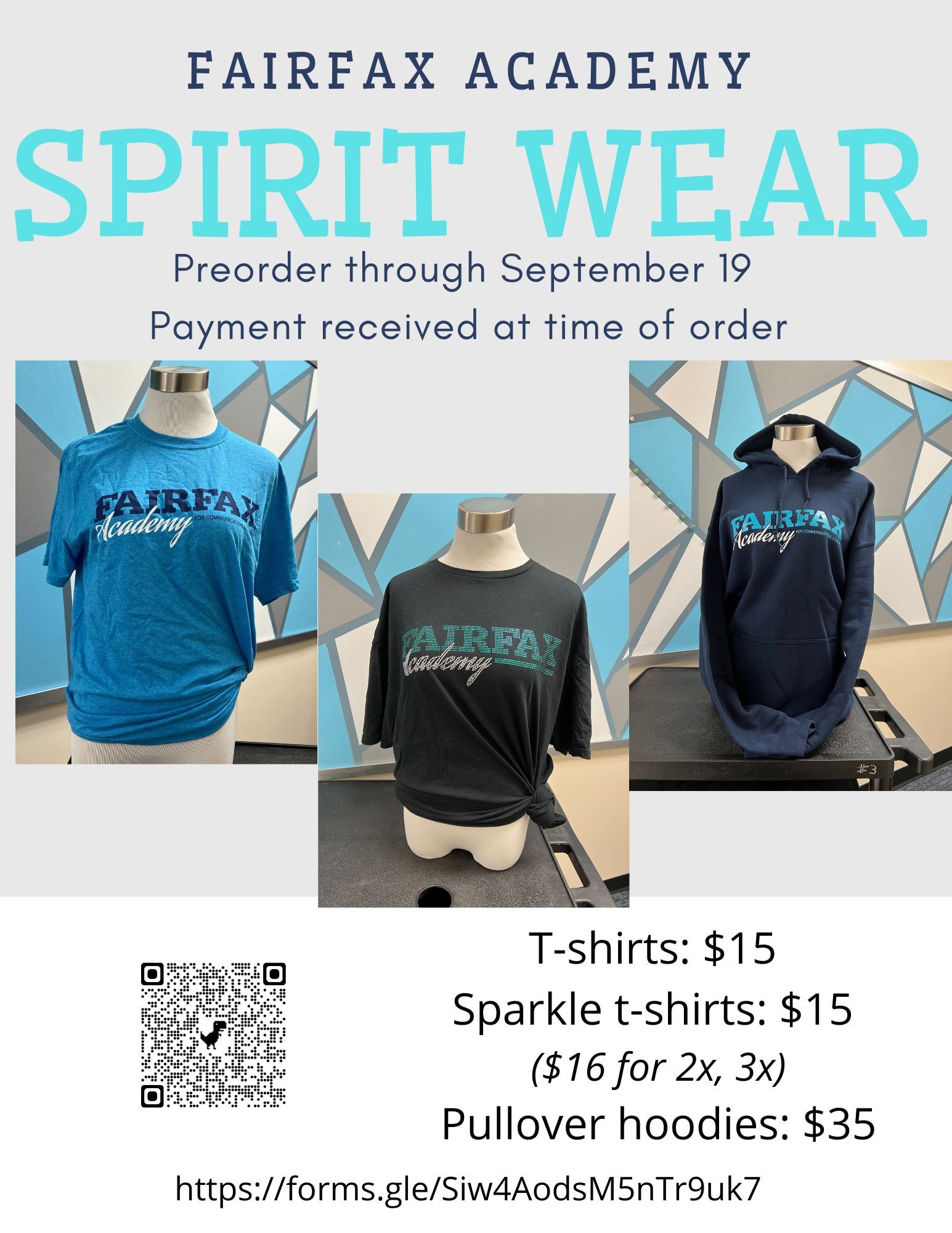 Fairfax Academy Spirit Wear