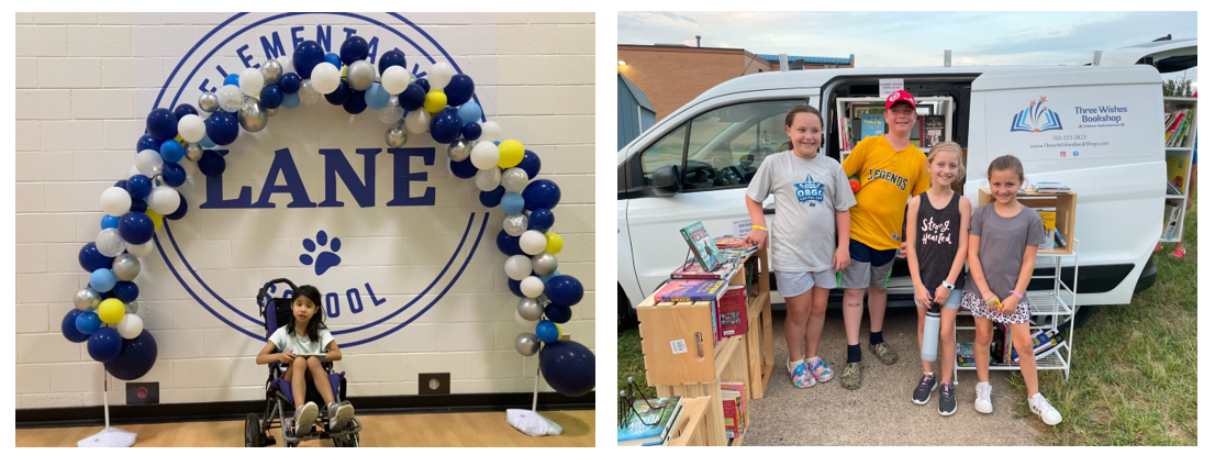Students at the Read-a-Thon Kick-off event