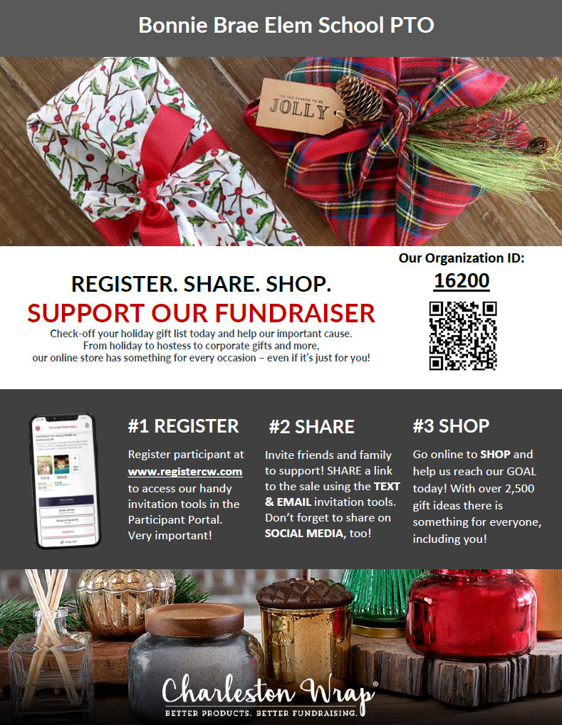 Charleston Wrap Fundraising