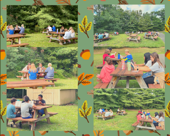 cooler weather, brings outdoor reading