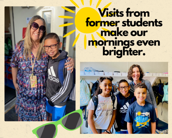 Visits From Former Students