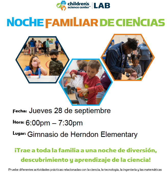 Family Science Night Spanish