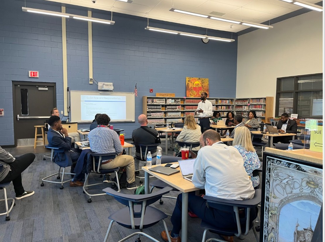 Principal at meeting