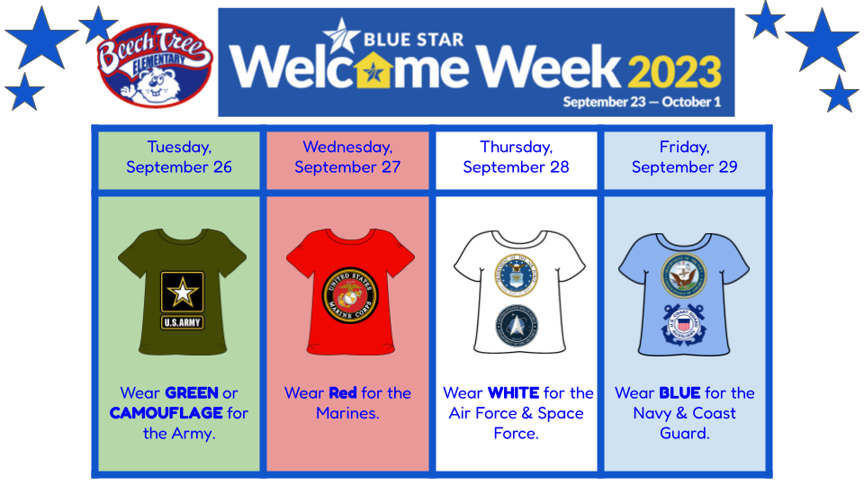 Blue Star Spirit Week