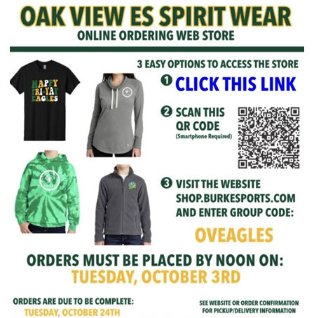 Image of Oak View PTA Spirit Wear