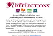 pta reflections flyer