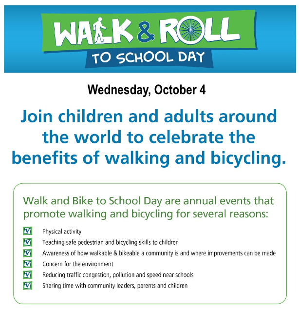 Bonnie Brae ES-Reminder: AAP Family Meeting & Walk and Roll to School Day