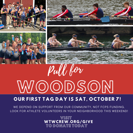 Pull for Woodson! Crew Tag Day 10/7
