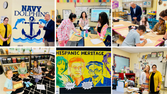 School Visit to Navy Elementary