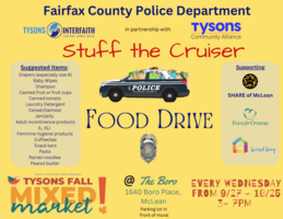 Stuff the Cruiser Food Drive graphic