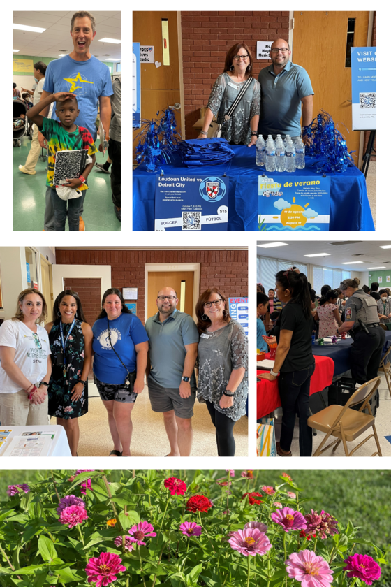 Dranesville ES and Coates ES photo collage