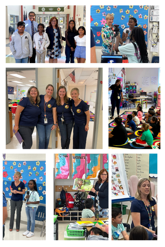 Hutchison ES visits collage