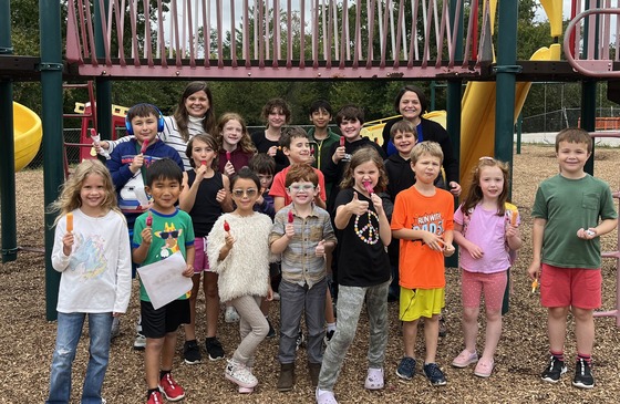 Popsicles with the principals