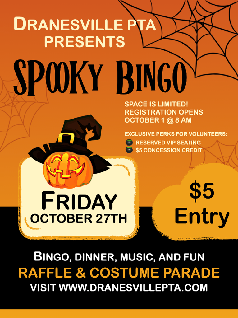 PTA Spooky Bingo