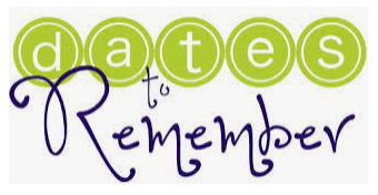 Dates to remember