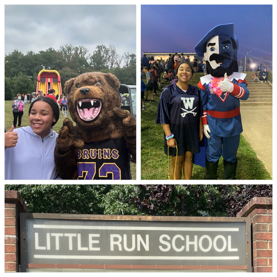 SCA President with Woodson and Lake Braddock Mascots
