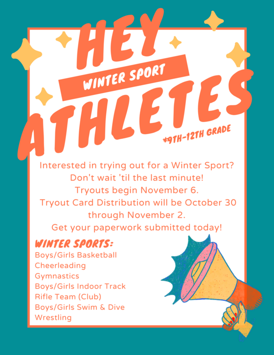 Winter Sports Try Outs
