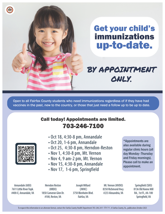 Free Immunization Opportunities 
