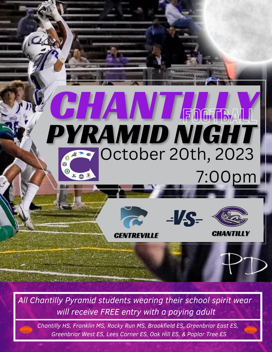 Chantilly Pyramid Night