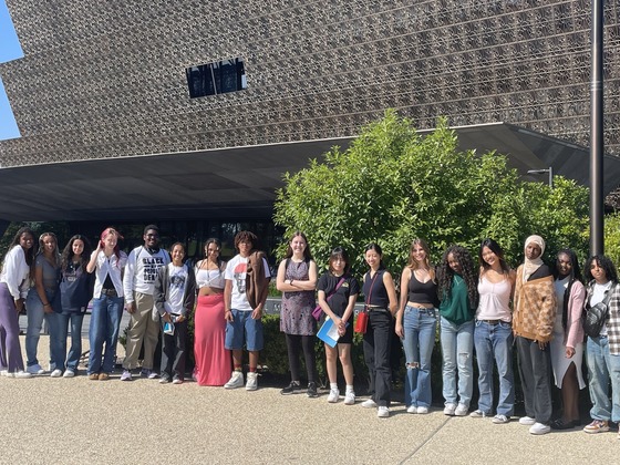 AP African American Studies students on field trip