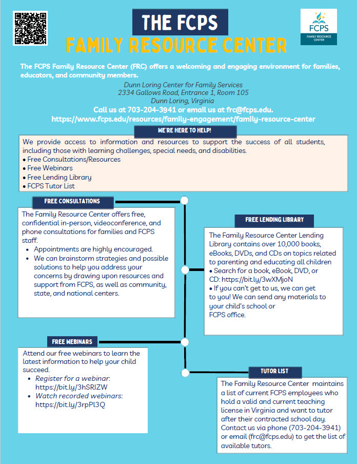 Family Resource Center Flyer