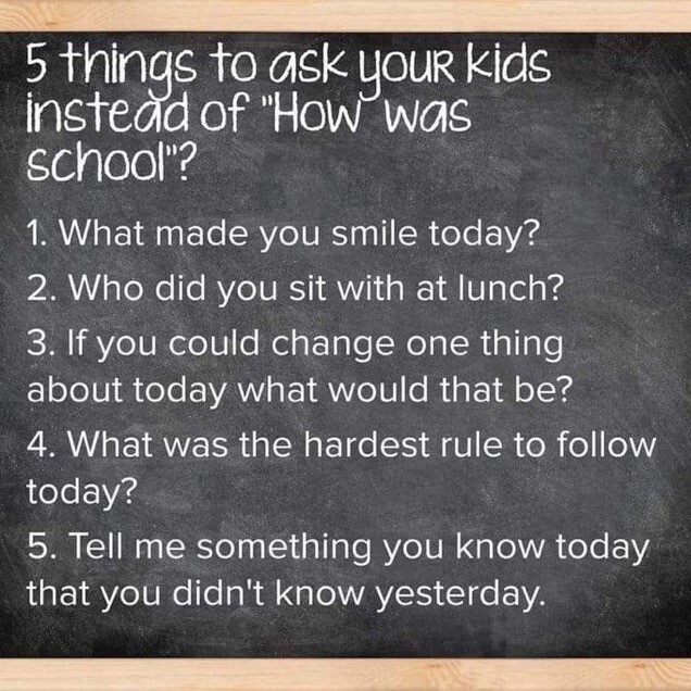 Great questions to ask 