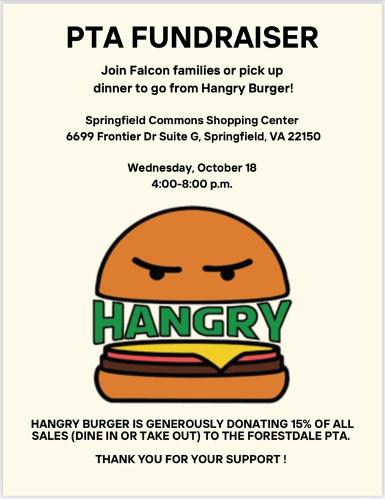 Hangry Burger Restaurant Night Flyer