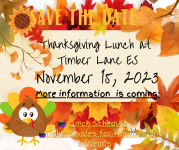 Thanksgiving Lunch Nov. 15 flyer